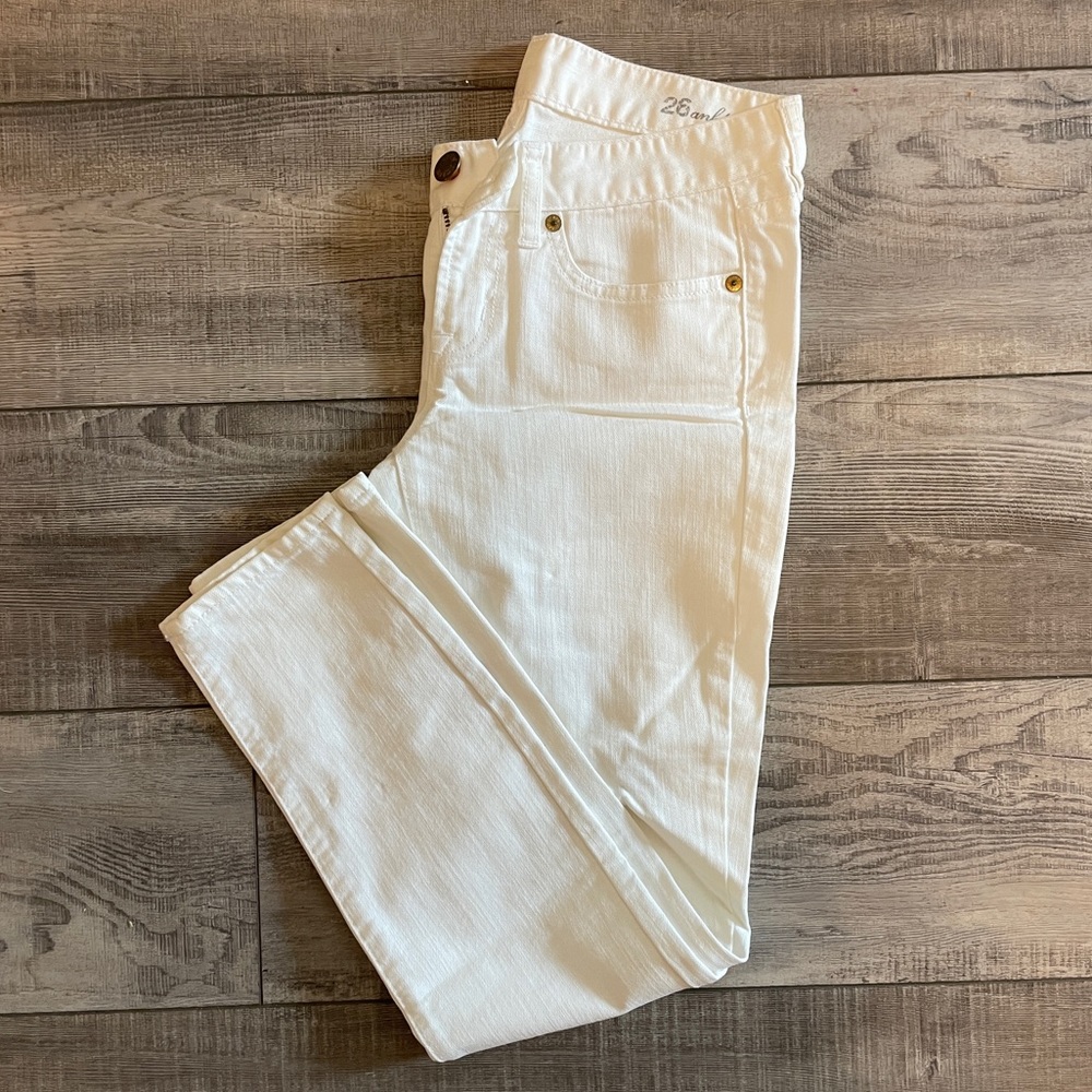 J.Crew | White Jeans